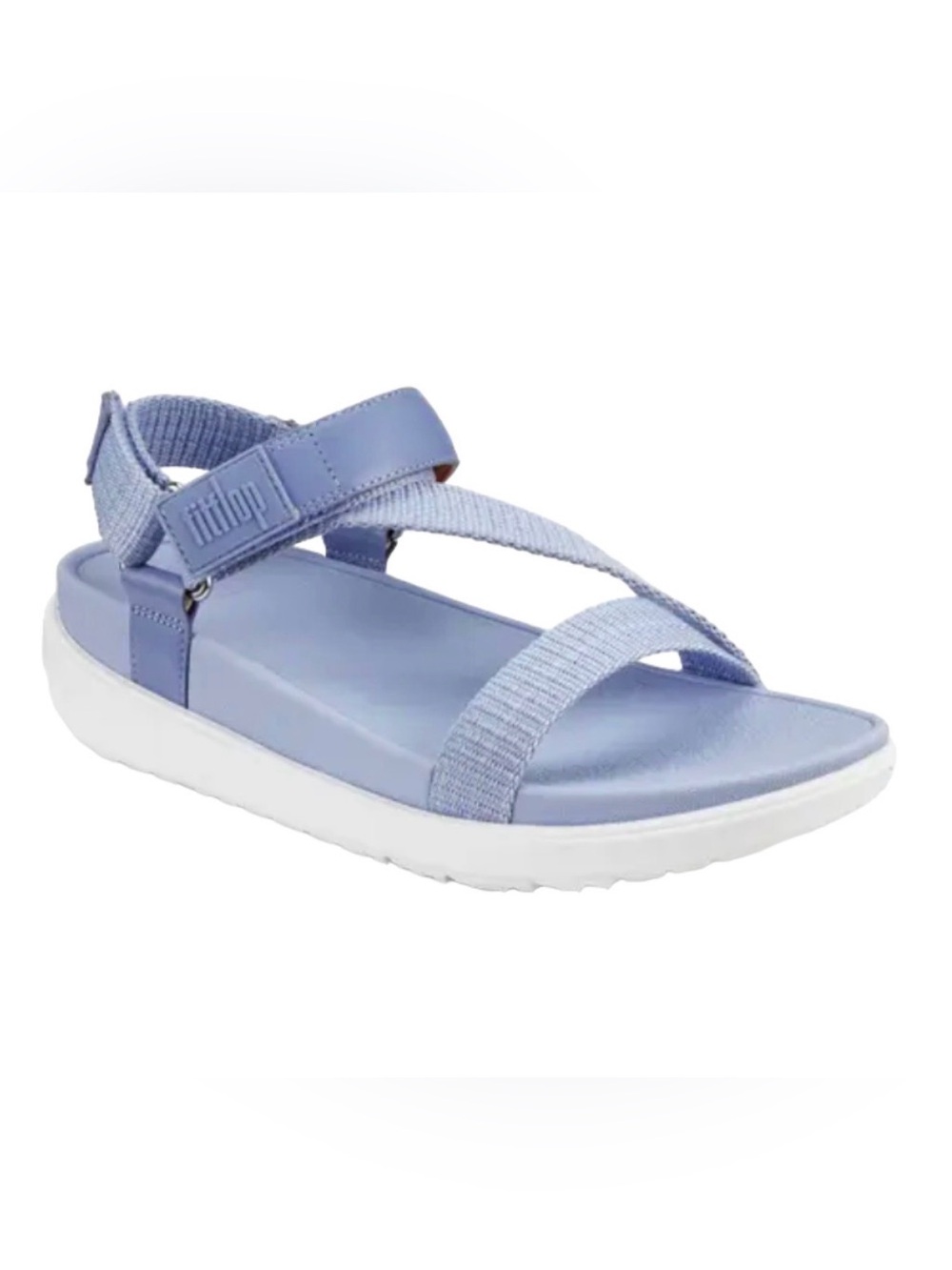 NEW FITFLOP WILD LAVENDER PURPLE LOOSH WEBBING Z-STRAP SANDALS SHOES SIZE 5